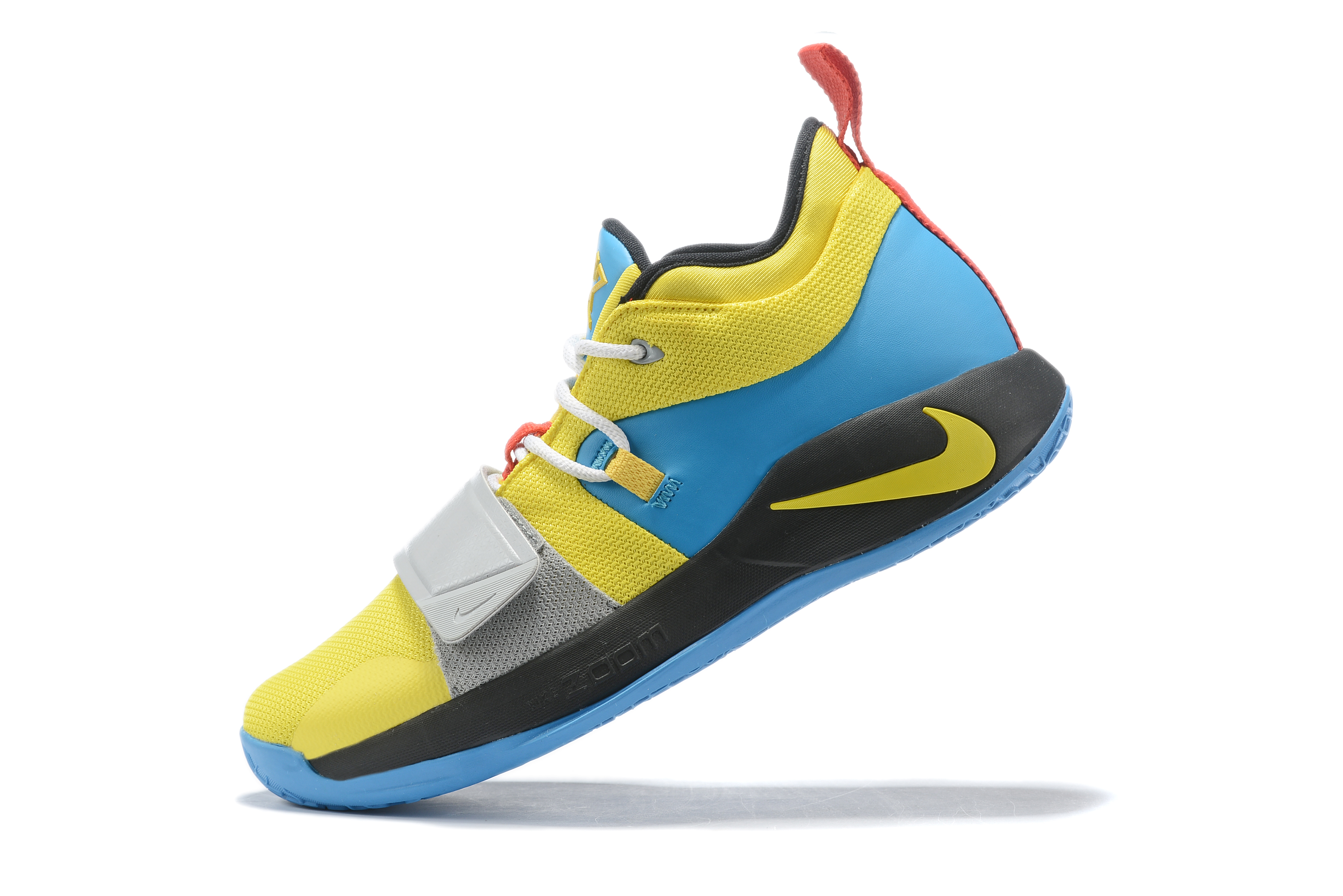 2019 Nike PG 2.5 Shoes Yellow Blue Black